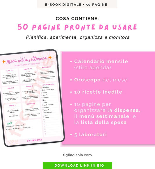 Meal Planner di Gennaio (E-book)