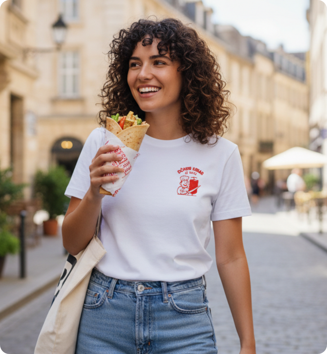 T-shirt Döner Kebab di Tofu