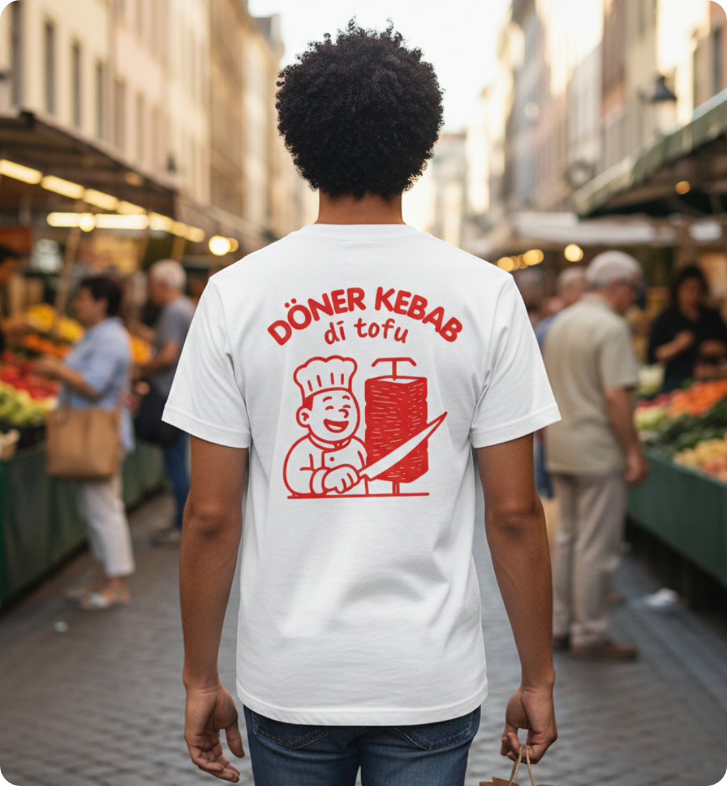 T-shirt Döner Kebab di Tofu