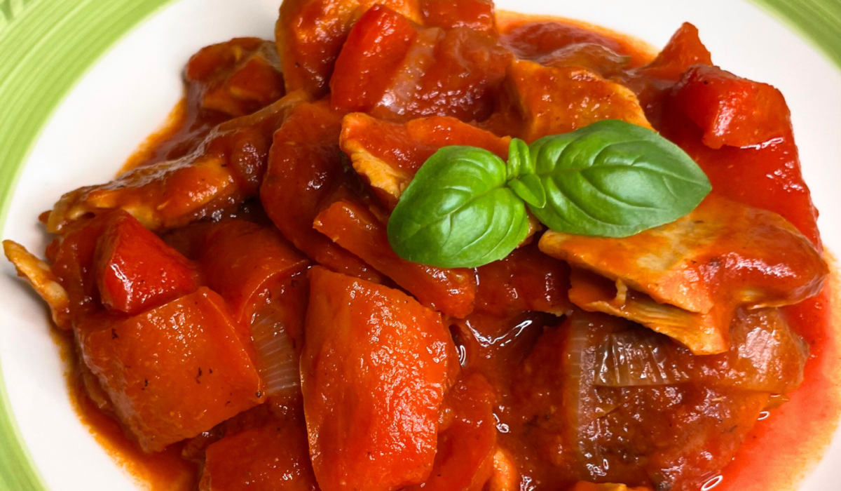 Pollo ai peperoni